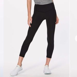 Lululemon All The Right Places crop II 23” size 8 in black